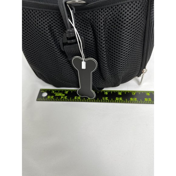 Pet Carrier Foldable Travel Zipper Bag Black NWT - Picture 9 of 10